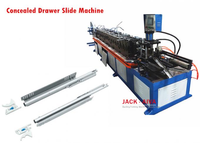 Concealed Drawer Slide Machine 7.5kw Drawer Channel Making Machine