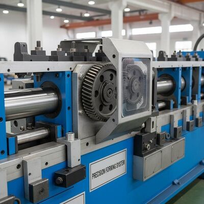 comprar Máquina formadora de rodillos personalizada con sistema de accionamiento de caja de cambios, eje de acero 45 templado 55-60C y personalización para conformado de precisión online manufacture