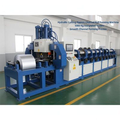 acheter Machine de formage de profilés en U pour plaques de plâtre hydraulique avec coupe, système intégré de 5000 kg offrant un processus de formage de profilés fluide online manufacture