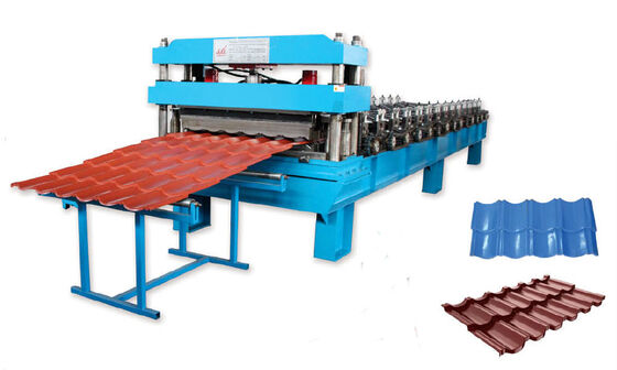 Buy Steel Roof Tile Roll Forming Machine | 3D Step Tile Roofing Sheet Making Machine online manufacture