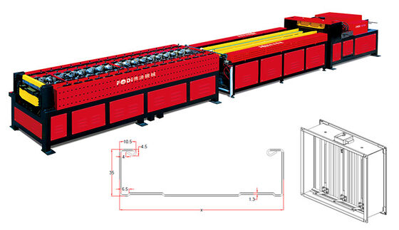 Mua Đường dây sản xuất khung chống cháy Đường dây hình thành cuộn tự động đầy đủ 24KW online manufacture