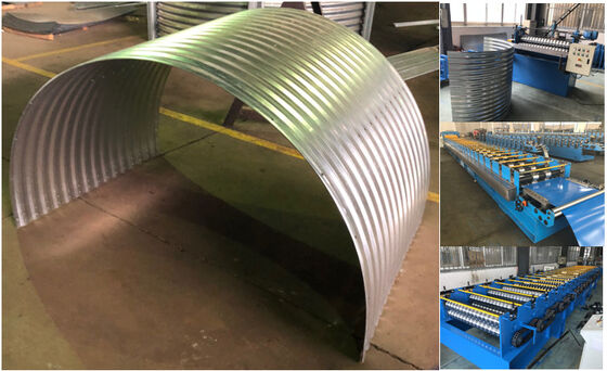 kopen 1.6mm opslag rack roll vormmachine staal gegolfde plaat roll vormmachine 22kw online manufacture