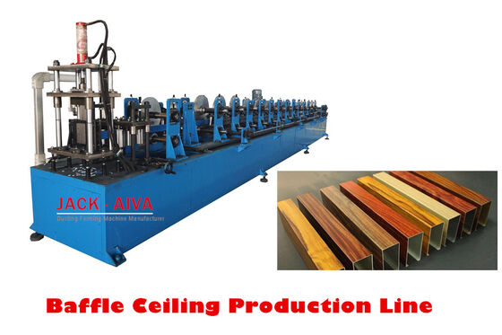 buy 12 Stations Drywall Roll Forming Machine AC380V 50HZ Baffle Ceiling Roll Forming Machine online manufacture