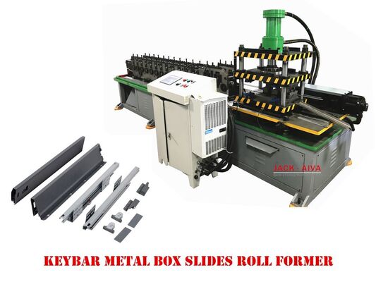 kupować Maszyna do formowania rolowych kanałów teleskopicznych CNC Maszyna do formowania rolowych automatycznych szuflad 7,5kw online manufacture