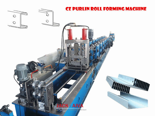 buy 10Mpa - 12Mpa Steel Frame Roll Forming Machine 15KW CZ Purlin Roll Forming Machine online manufacture