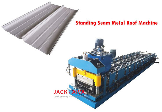 comprar 23 Estações Máquina de moldagem de rolos de construção 5.5kw Máquina de moldagem de rolos de telhado de metal online manufacture