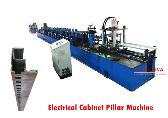 Beli Kabinet Listrik Pilar Roll Forming Line Box Listrik Pilar Roll Forming Machine 30kw online manufacture