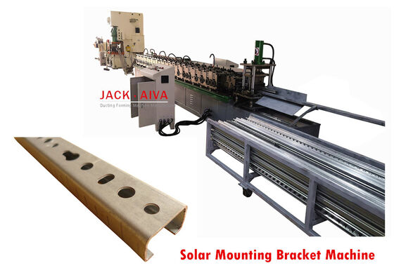 kaufen 7.5kw Solar-Brakett-Roll-Formmaschine online manufacture