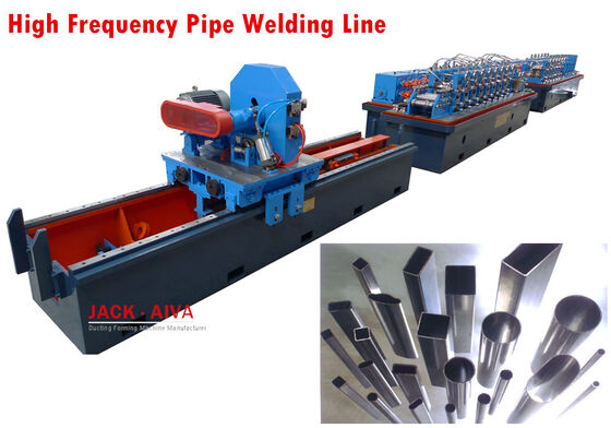 buy Longitudinal Welded Pipe Production Line High Frequency Welded Pipe Making Machine online manufacture