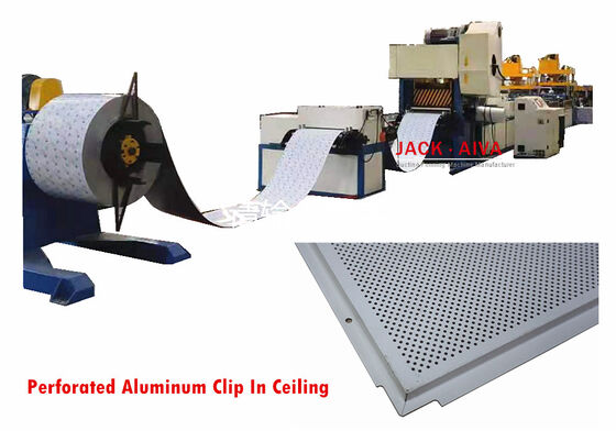 Buy 2.2kw Drywall Roll Forming Machine Perforated Ceiling Panel Making Machine online manufacture