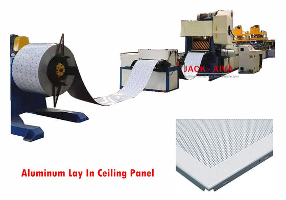 satın al Alüminyum Tavan Panelleri Makinesi Tavan Plakası Üretim Hatı 2.2KW online manufacture