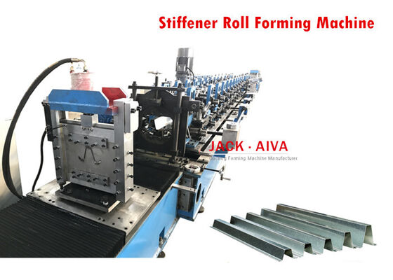 Beli 75kw Mesin Pembentuk Roll Rack Penyimpanan 15 Stasiun Omega Roll Forming Machine online manufacture