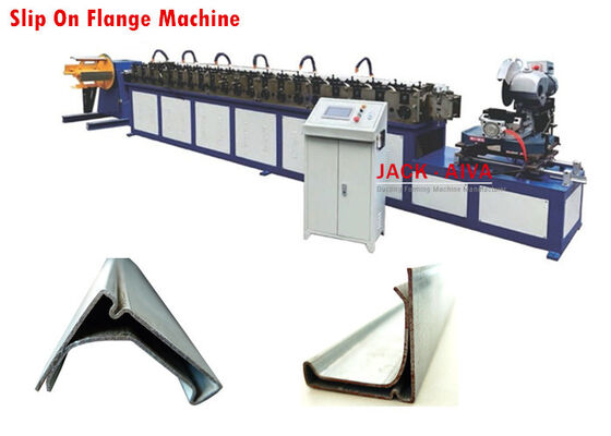 kaufen 4kw HVAC-Kanalmaschinen Schieben auf Flansche Rollformmaschine mit 16 Stationen online manufacture