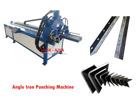 buy 7.5KW Sheet Metal Fabrication Machinery 3mm - 5mm Angle Iron Punching Machine online manufacture