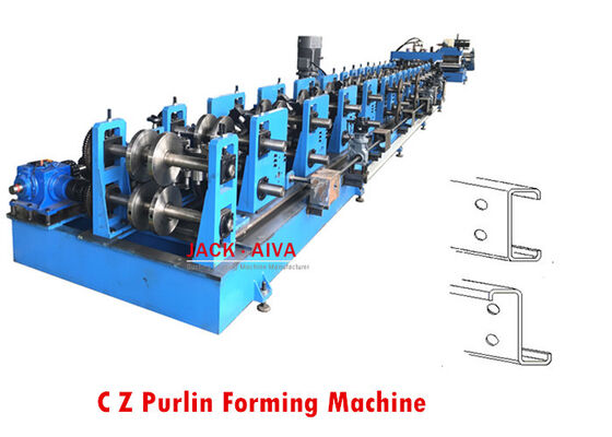 Mua Máy tạo cuộn khung thép tùy chỉnh 10Mpa - 12Mpa CZ Purlin Forming Machine online manufacture