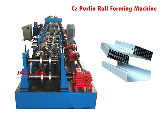 kopen PLC CZ Purlin Roll Forming Machine aangepast C en Z Purlin Machine 15KW online manufacture