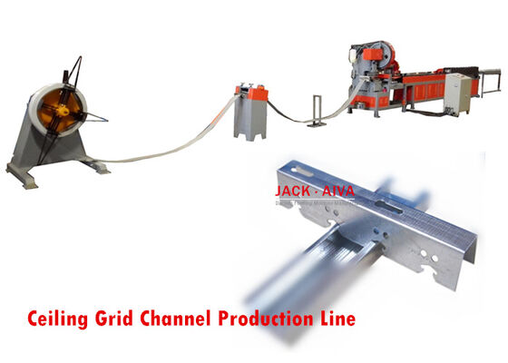 kaufen 7.5kw Deckenraster-Rollformmaschine online manufacture