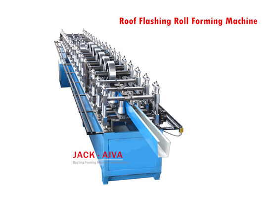 Beli 12 Stasiun Gutter Roll Forming Machine Atap Flashing Roll Forming Machine 4kw online manufacture