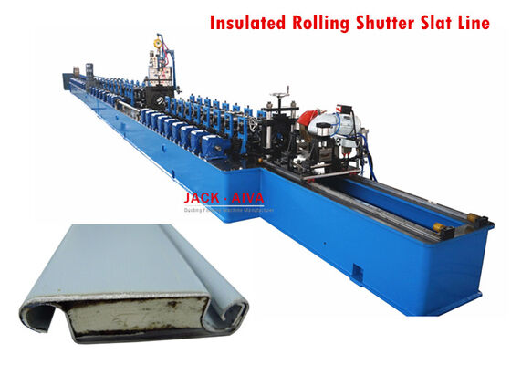 Beli Insulated Roller Door Roll Forming Machine Pintu Termal Shutter Roll Forming Machine 7.5kw online manufacture