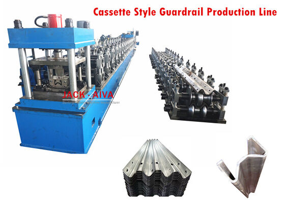 kupować PLC Control Guardrail Roll Forming Machine 12m/min Kaseta Roll Forming Machine online manufacture