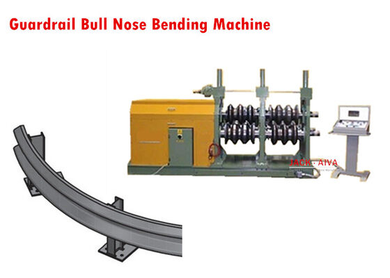 Buy 3 Stations Highway Guardrail Making Machine Guardrail Bullnose Bending Machine online manufacture