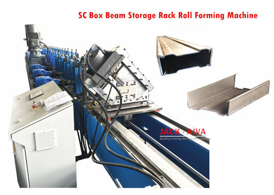 Beli 11KW Box Beam Roll Forming Machine 16 Stasiun Rack Roll Forming Machine online manufacture