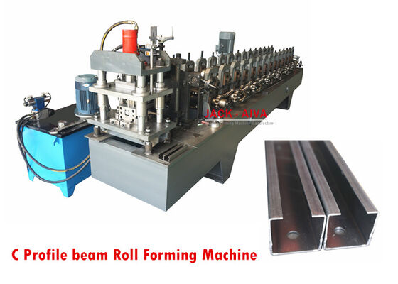 kaufen 12 m/Min Lagerrack-Rollformmaschine C Profilstrahlverarbeitungsmaschine 7,5 kW online manufacture